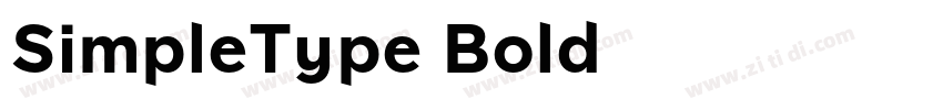 SimpleType Bold字体转换 SimpleType Bold字体转换